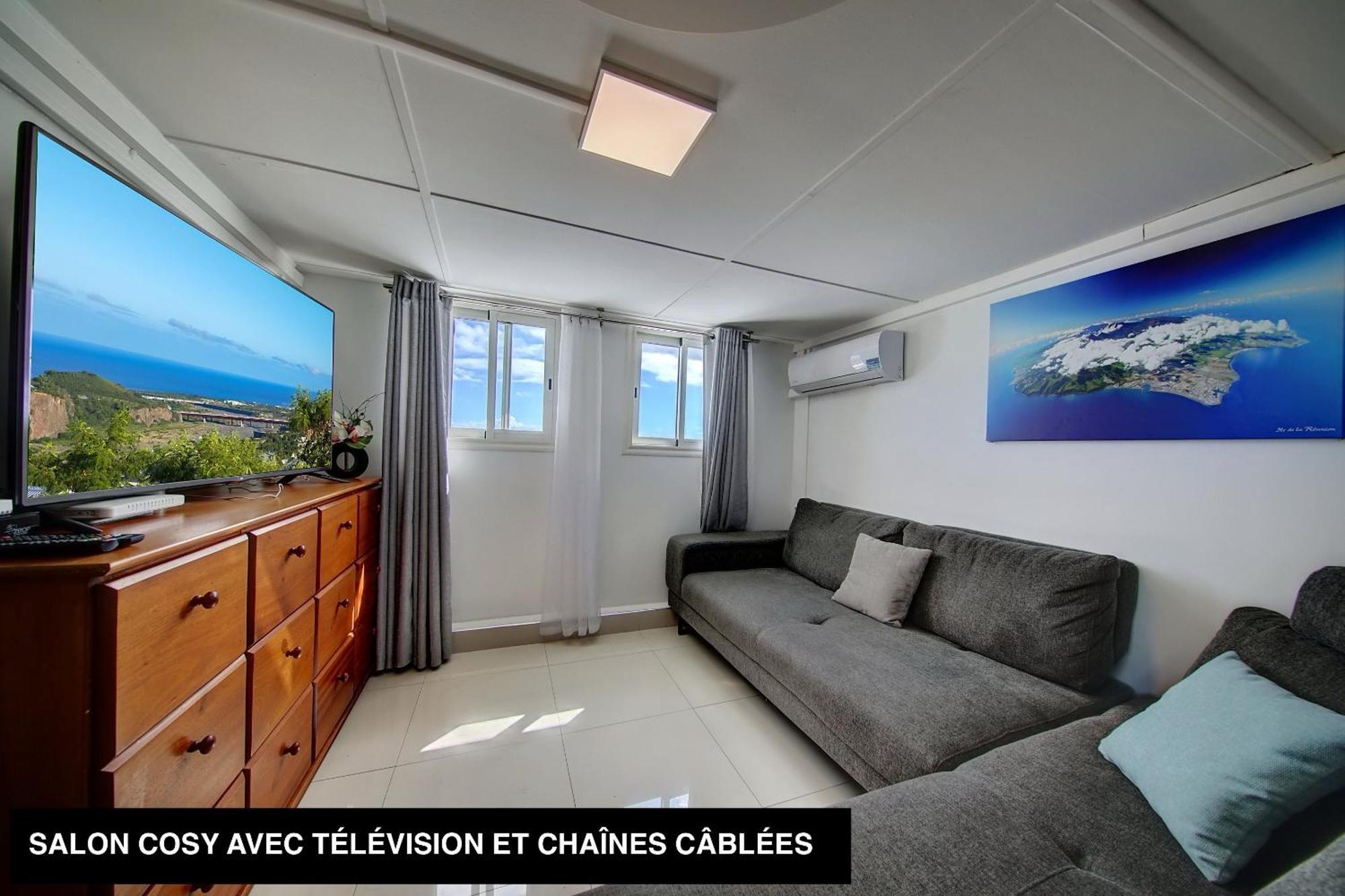 Appartement 3 Etoiles Sauna Vue Superbe Ti Kaz Miyou 2 La Possession Zewnętrze zdjęcie